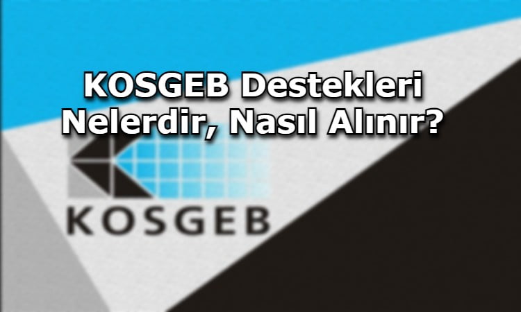 KOSGEB Destekleri Nelerdir, Nasıl Alınır?