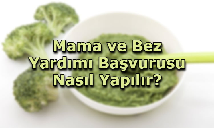Mama ve Bez Yardımı Başvurusu Nasıl Yapılır?